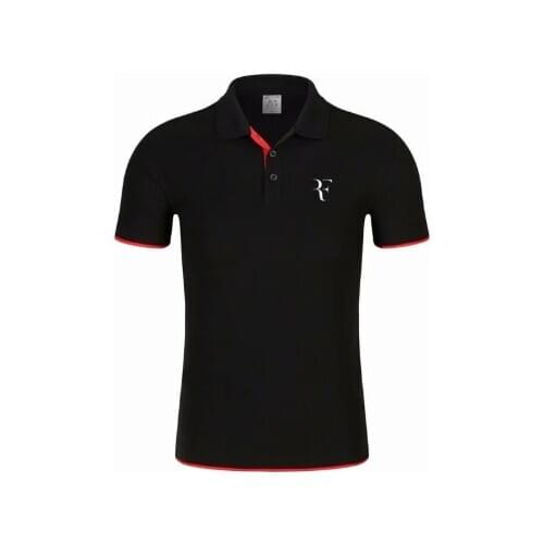 2020 New Polo Shirt RF roger federer logo Cotton Polo shirt Short Sleeve High Quantity polo shirts