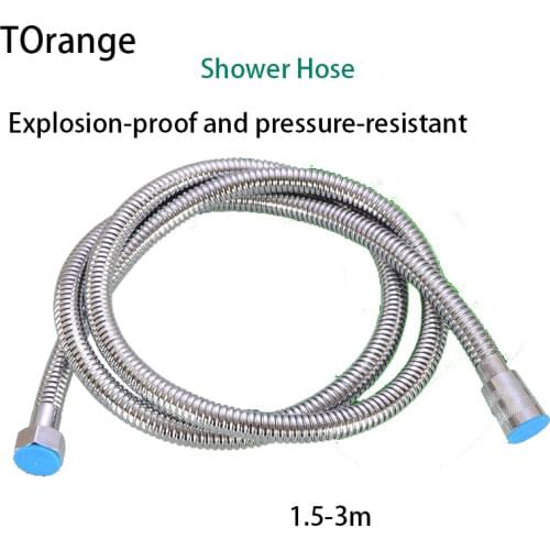Plumbing Hoses Shower hose stainless steel encrypted explosion-proof shower head water pipe nozzle connection pipe fittings