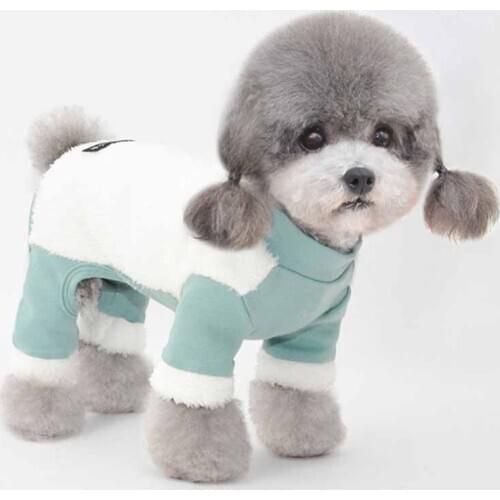 Warm autumn and winter new style pet clothes dog clothes puppy clothes four-legged clothes Teddy Pomeranian clothes cat clothes