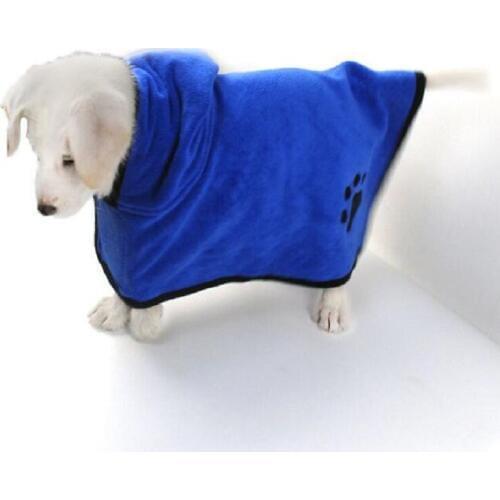 UBRUSH cloth style bath towel with hat quickly-dry cute polyester towel dog Can Use This As cloth For pet Soft And comfortable