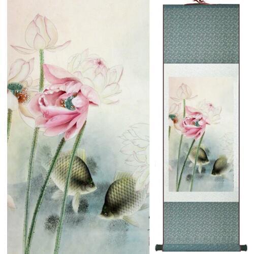 Home Office Decoration Chinese scroll painting birds painting Chinese wash painting Printed painting 060809