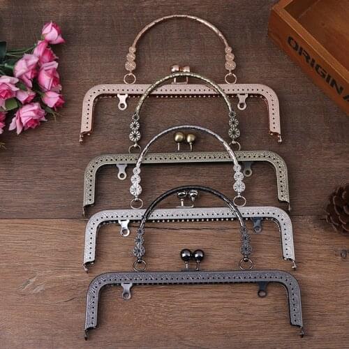 1PC New Hot Metal Frame Kiss Clasp Lock For Sewing Handbag Purse Coin Bag DIY Tool