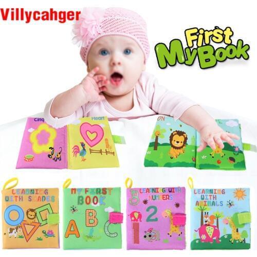 11x12cm Babys First Book cloth baby book Learning mat Best toys for child Toys 0-24 Months 1384