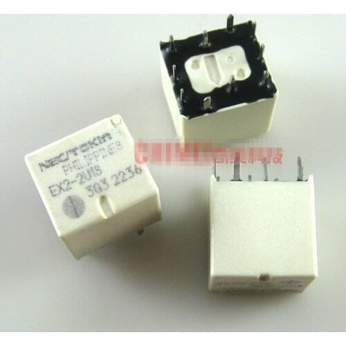 Free Shipping 10PCS/lot 100% New original Automotive relays EX2-2U1 EX2-2U1S DIP Auto Relay 25A 12V 10Pin car relay