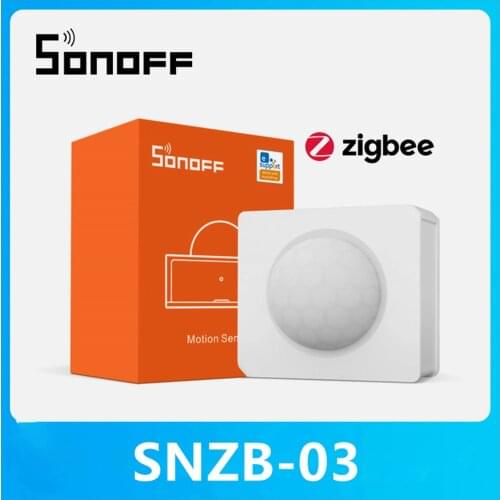 SONOFF SNZB-03 Zigbee Motion Sensor Detector Smart Control Via eWeLink ZBBridge Required Work With Alexa Google Home