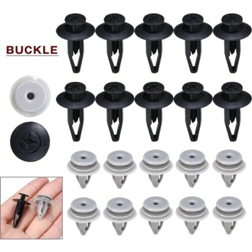 For Jaguar X-Type 20pcs Car Sill Moulding Side Skirt Trim Clips Screw Clips Fastener Set Durable Car Accessories