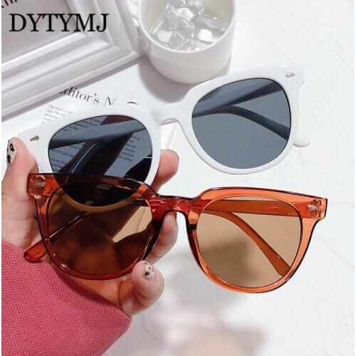 DYTYMJ Small Frame Sunglasses Women Vintage Cat Eye Sun Glasses Women Luxury Cat Eye Sunglasses Women Retro Lentes De Sol Mujer