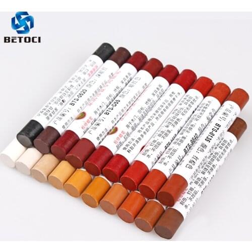 20pcs/set furniture paint floor repair floor wax crayon scratch patch paint pen wood composite repair materials free shipping