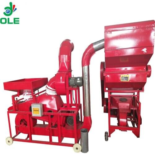 Combined Industrial Peanut Dehuller Sheller Machine