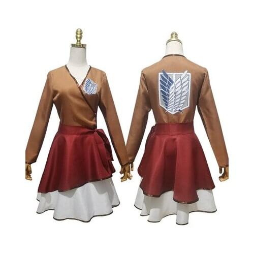 Anime Attack on Titan Cosplay Costume Top+Dress Role-playing Stage Performance Helloween Party For Unisex