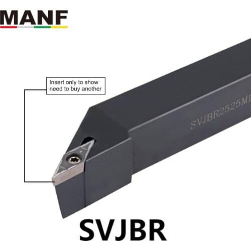 MANF SVJBR-2525M16 Lathe tools Cutter turning tool holder Toolholders External Bar Internal Lathe Cutter Metal Turning Tools
