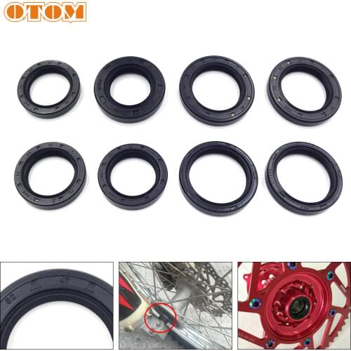 OTOM Motorcycle Front And Rear Wheel Hub Oil Seal CNC Machining For HONDA CRF150R 250R 450R 250X 450X 450RX Motocross Accessory