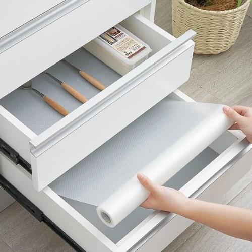 30x150cm Reusable drawer mat oil-proof moisture kitchen table shelf mats cupboards pad non slip waterproof paper closet placemat