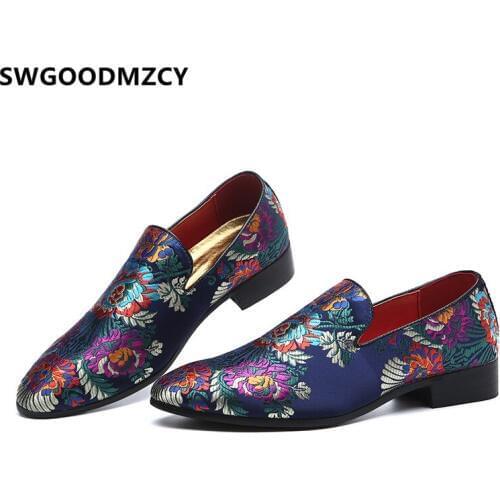 Mens Dress Shoes Loafers Elegant Shoes For Men Italian Wedding Shoes Men Coiffeur Mocassin Homme De Luxe Sapatos Social Ayakkabı