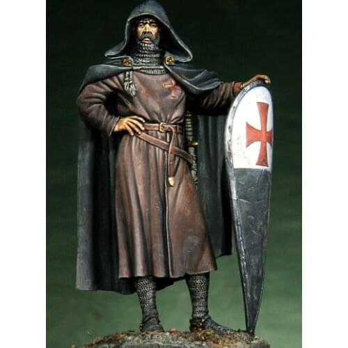 Unpainted Kit 1/24 75mm Officer Soldier of ancient 75mm Resin Figure miniature garage kit model