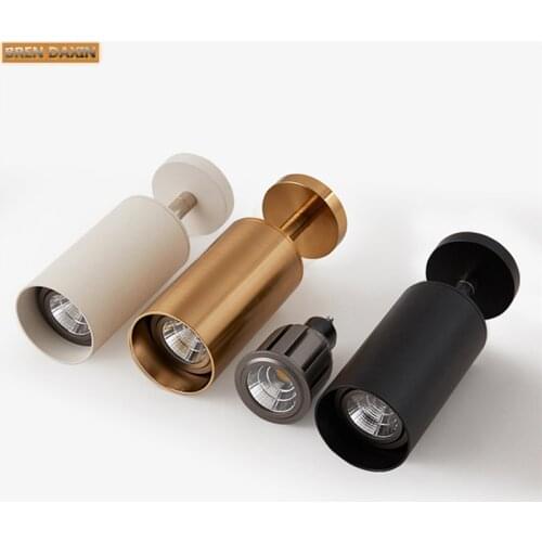 Adjustable light LED Bronze Black White7W 9W 12W Vintage Industrial Wall Sconce Lights Retro Wall Lamp AC90V-260V GU10 Indoor Be