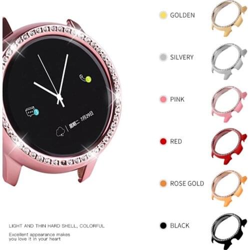 Luxury Diamond Watch Case Is Suitable For Samsung Galaxy Active1 Replacement Watches Accessories Electroplating Protective Case