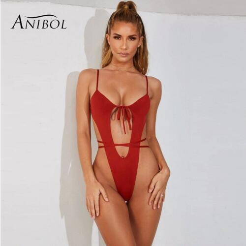 Sexy Women Swimwear One Piece Bandage Swimsuit Leopard Backless Bathing Suit Hollow Out Monokini Beach Wear
