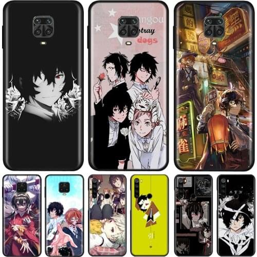Bungou Stray Dogs Anime Silicone TPU Cover For Xiaomi Redmi Note 9 9C 9A 9i 9T 9S 8 8T 7 6 5 5A 4 4X Pro Max Phone Case