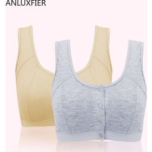 H9677 Sport Bra No Steel Ring Comfortable Cotton Underwear After Breast Cancer Surgery Special Lingerie Surgical Resection Bras
