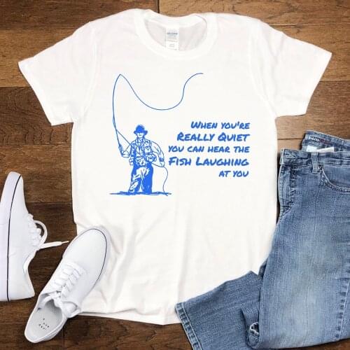 Harajuku Top Women T-shirt Fishing Print Casual Ladies Basic O-collar Short Sleeved Women T-shirt Girl,Drop Ship