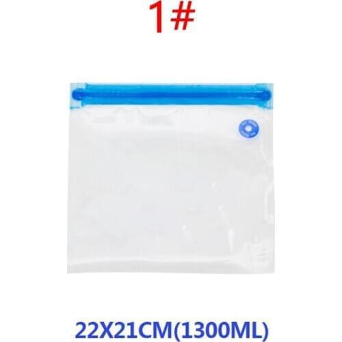 Vacuum Sealer Bag Compressed Air Reusable Food Storage Keep Fresh Packaging Compression Organizer For Suction Pump Kitchen Tool