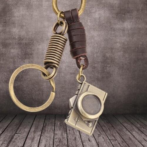 Vintage Camera Model Keychain Pendant Photographer Enthusiast Key Ring Personality Jewelry Gift For Photography Lovers