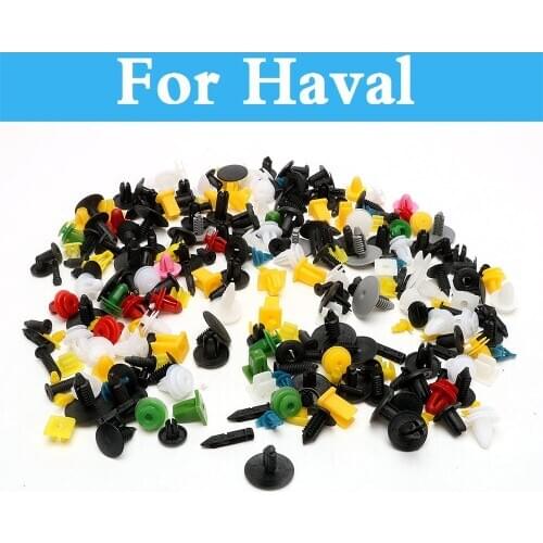 200pcs Car Cable Mount Clamp Clips Plastic Auto Fastener Mixed Wire Tie For Haval 9 M4 C30 C50 C20r H2 H3 H5 H6 H8 H8 H