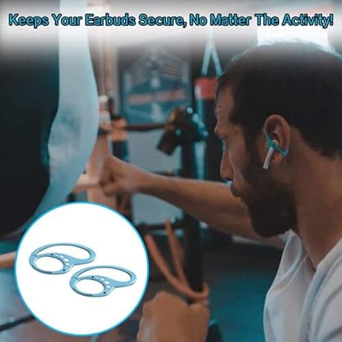 10/20/50pair Keepods Headphone Anti-drop Clip Protective Cover Ear hooks Keeps Your Earbuds Secure, No Matter The Activity