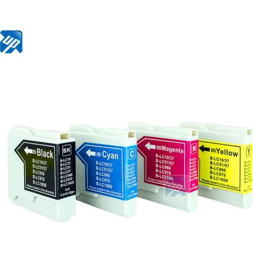 10 INK LC57 lc970 Generic for BROTHER MFC-845 MFC-885 MFC-3360 MFC-5460 DCP560CN DCP750CW MFC235 MFC240C MFC260C Printer