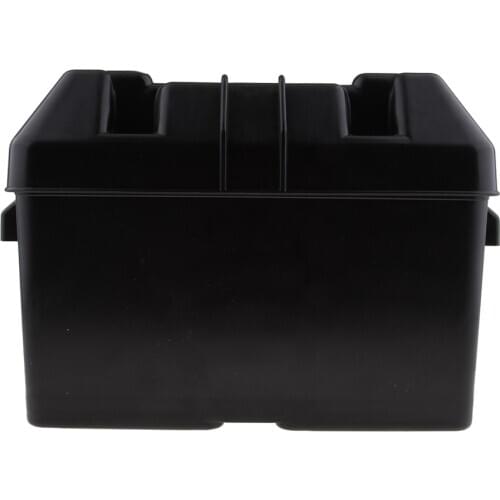 Car RV Boat Marine Smart Battery Box Power Guard Storage Case w/ Strap
