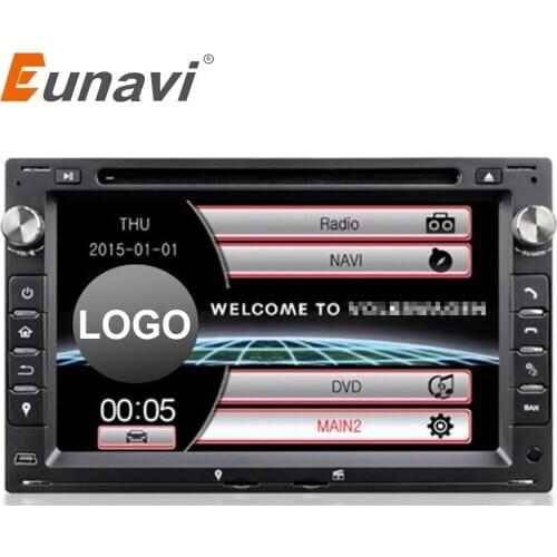 Eunavi 2 din Car DVD Player For VW/Volkswagen/PASSAT/B5/MK5/GOLF/POLO/TRANSPORTER With Radio GPS Navigation BT 1080P Ipod Map