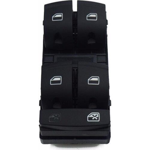 Black Driver Master Power Window Switch For Audi A3 A6 S6 C6 Allroad Q7 RS6