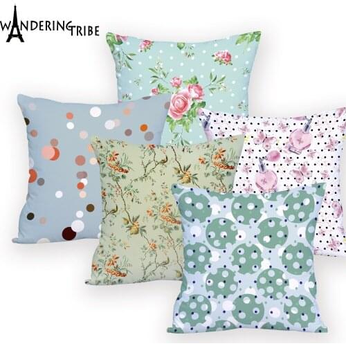 Flower Pillow Cushion Cover Decorative Pillow Gifts New Custom Pillow Case Geometirc Cushion Covers Home Decoration Decor