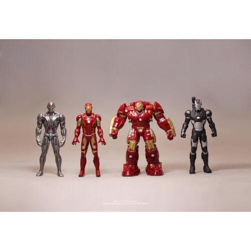 Disney Marvel Avengers Iron Man 3 Ultron 5-6cm metal Action Figure Anime Mini Decoration PVC Collection Figurine Toy model gift
