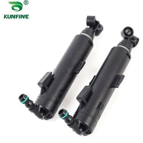 Car Headlight Washer Nozzle Headlamp Sprayer for Audi A8 D4 2010-2014 OEM No. 4H0 955 101A 4H0955101A 4H0 955 102A 4H0955102A