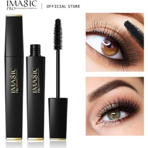 IMAGIC New Curling Waterproof Mascara Black Concentrated Eyelash Cosmetics Extended Curling Eyelashes Thick and Quick Dry