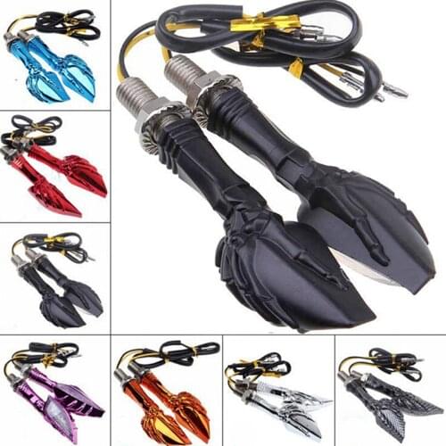 2 PCS Warning Light Turn Signal Motorcycle Turn Signals Light LED Tail Lights Indicators Flasher Motorcycle LED Accessories