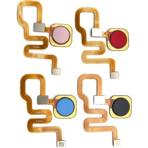 Home Button Fingerprint Touch Id Sensor Connector For Xiaomi Redmi Note 6 Pro Flex Cable Ribbon
