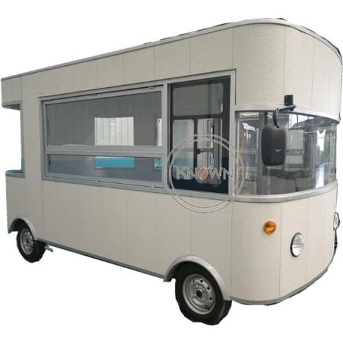Commercial Ice Cream Food Cart Catering Trailer Food Truck Mobile Kitchen Electric Vehicle Customizable