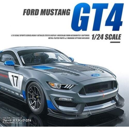 Tamiya 1/24 Scale Car Assembly Model FORD MUSTANG GT4 Car Model Buidling DIY kit 24354