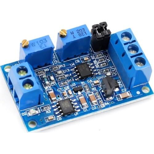 0 -20mA/4 -20mA to 0- 3.3V/0 -5V/0 -10V Current To Voltage Module Voltage Transmitter Signal Converter Module