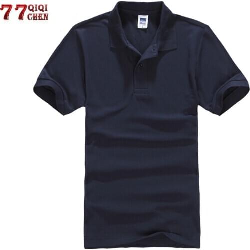 Men Classic Polo Shirt Casual Solid Cotton Polo Shirt Men Camisa Masculina Golftennis Summer Short Sleeve Polo Hombre Jerseys