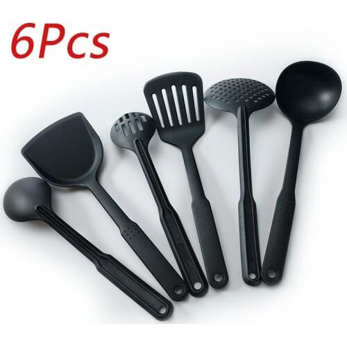 6Pcs/set Kitchen Utensils Set Non-stick Kitchenware Cooking Tools Spoon Spatula Ladle Shovel Tools Gadget Accessories