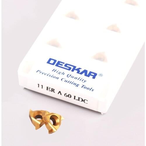 10PCS 11ER A55 A60 LDA 11ER A55 A60 LDC Threading insert CNC lathe tool Carbide insert CVD coating high quality processing tools
