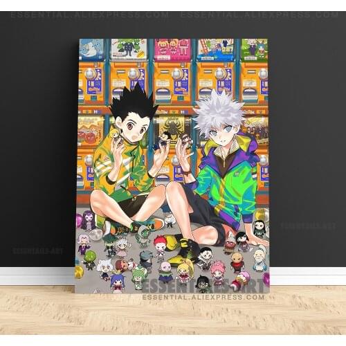 Gon Freecss Killua Zoldyck HxH Canvas Wall Art Painting Poster Home Decor Bedroom Study Living Room Pictures Decoration Prints