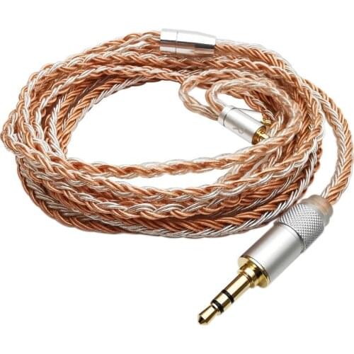 New Earphone cable voor 0.78pin mmcx earphone headphone cable 3.5mm jack 2.5mm/4.4mmbalance For Sony phone MP3 KB kz blon