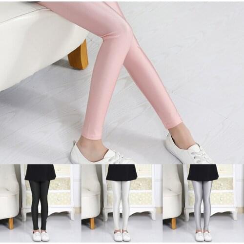 3-9 Years Kids Girl Leggings Baby Spring Soild Pants Toddler Children Classic Leggings 2021 New Child Girls Pants Wholesale