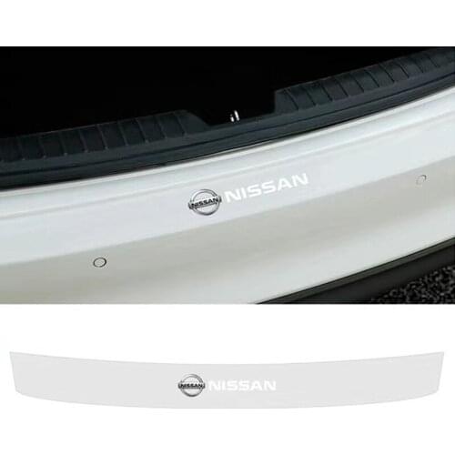 Car Trunk Transparent Anti-Scratch Protector Strip For Nissan Qashqai X-Trail T32 T31 Juke J10 J11 Kicks Tiida Pathfinder Note