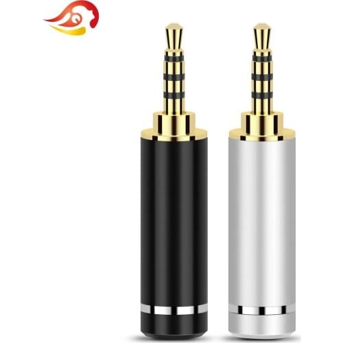 QYFANG 2.5mm 4 Pole Earphone Plug 4-Layer Gold Plated Copper Balanced Audio Jack Wire Connector HIFi Headphone Metal Adapter